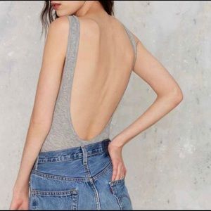 Last one! 🎉 HP  🎊 • Nasty gal ribbed bodysuit•